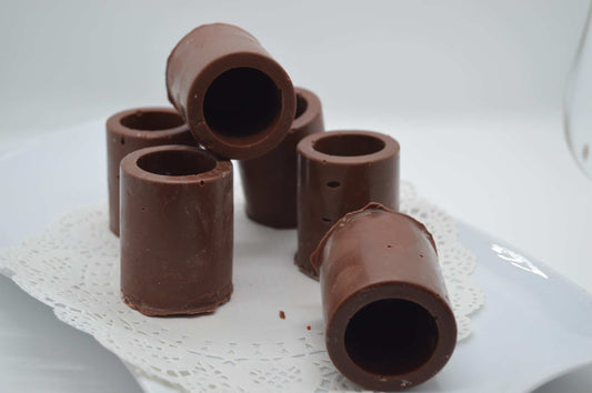 6 Milk Chocolate Shot Glasses Chocolate