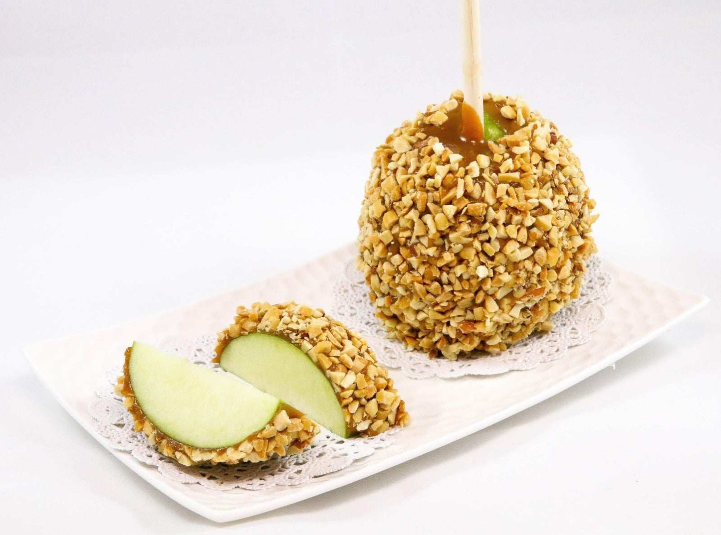 Family 4 Caramel Apples Pack Candy Apples, chocolate