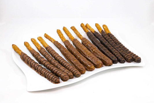 Chocolate Covered Pretzel Sticks Treats