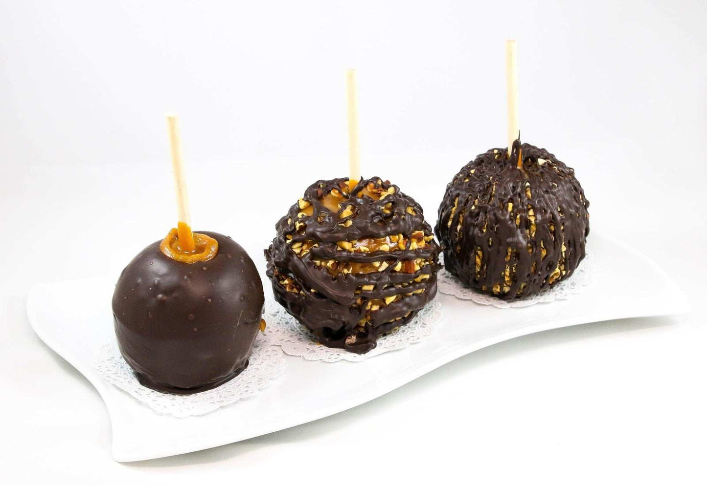 Dark Chocolate Lovers Caramel Apple Pack Candy Apples