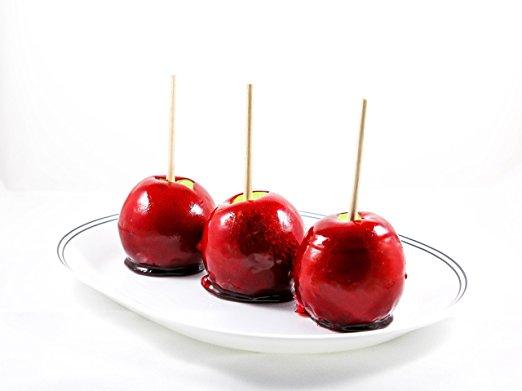 Old Fashion Red Cinnamon Candy Apple Pack of 3 Candy Apples