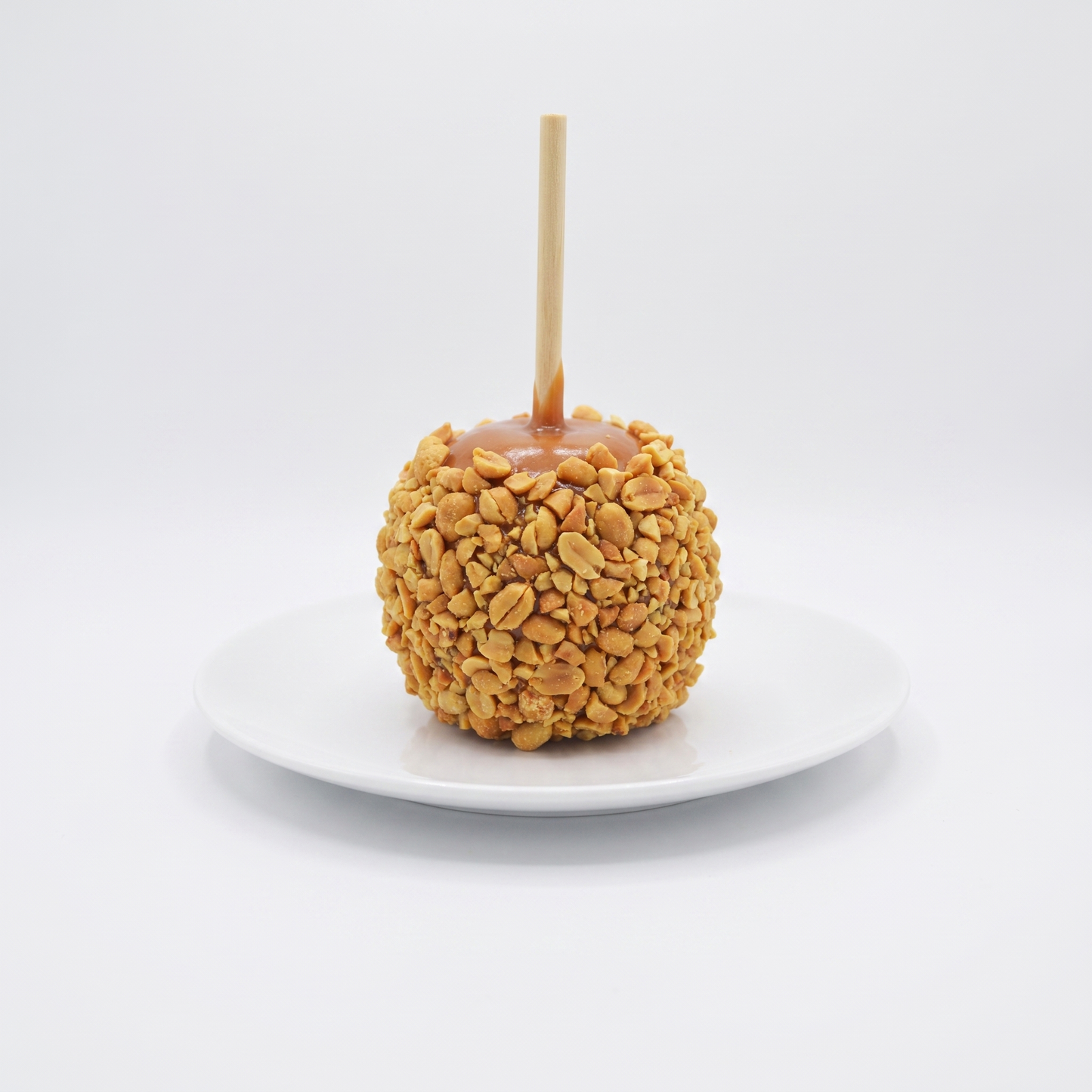 Caramel Apple - Caramel Granny Smith Apples Rolled in Peanuts