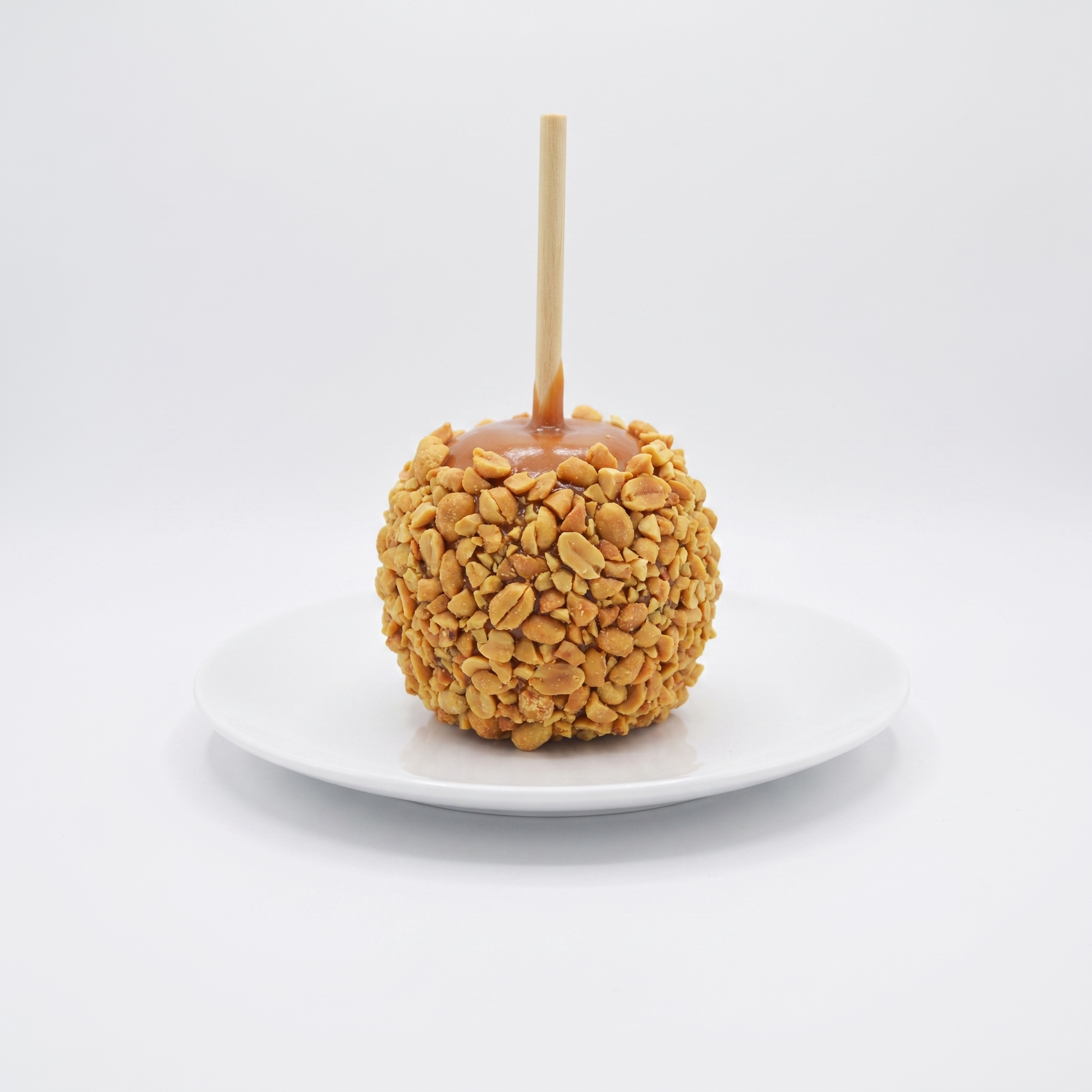 Caramel Apple - Caramel Granny Smith Apples Rolled in Peanuts