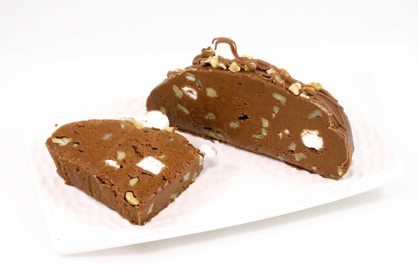 1 LB Rocky Road Fudge with Marshmallows and Walnuts Fudge